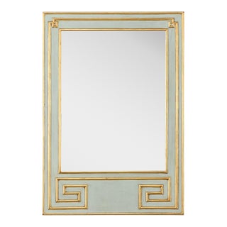 Chelsea House Greek Hall Mirror in Green For Sale