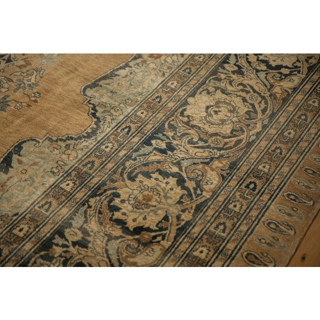 Antique Tea Washed Haji Jalili Tabriz Carpet - 8'8" x 12' For Sale - Image 9 of 9