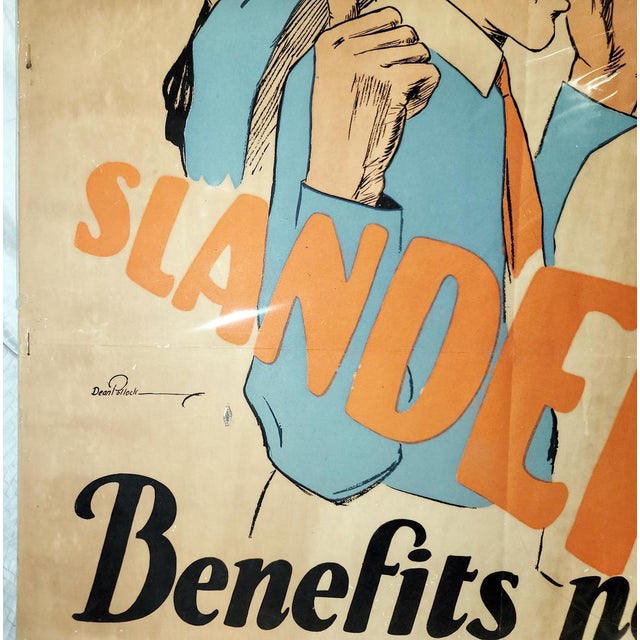 1920s Original 1927 Large Bill Jones Motivational Poster For Sale - Image 5 of 6