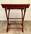 Late 20th Century Vintage Faux Bamboo Folding Butler's Tray Table With Woven Cane Tray For Sale - Image 5 of 14