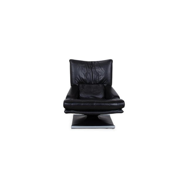 Set of Metal and Leather 6500 Armchair and Ottoman from Rolf Benz For Sale - Image 14 of 18