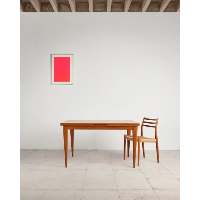 Extendable Dining Table Model 12 in Teak by Niels O. Møller for j.l. Møllers, Denmark, 1960s For Sale - Image 11 of 18