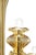 Huge Italian lively amber Murano Glass Chandelier Elegant chandelier in amber made in Murano glass and gold plated metal...