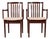 Danish Modern Sculpted Solid Rosewood Armchairs by Vamdrup Stolefabrik, Pair For Sale