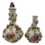 Set of 2 Antique Meissen-Style Porcelain Covered Jar and Vase Carl Thieme Dresden Mark For Sale