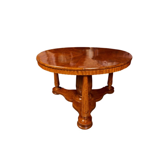 Mid-Century Modern Antique, Swedish Center Table For Sale - Image 3 of 10