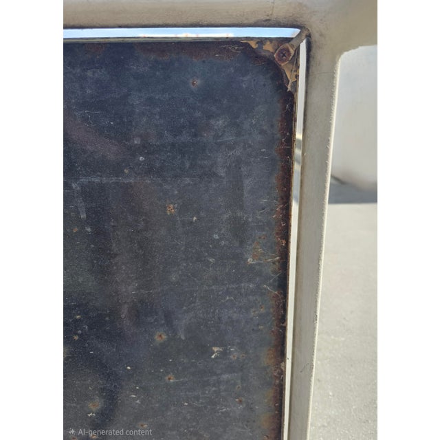 1970s Richard Schultz Style Knoll Aluminum and Yellow Enamel Patio Dining Table For Sale - Image 9 of 18