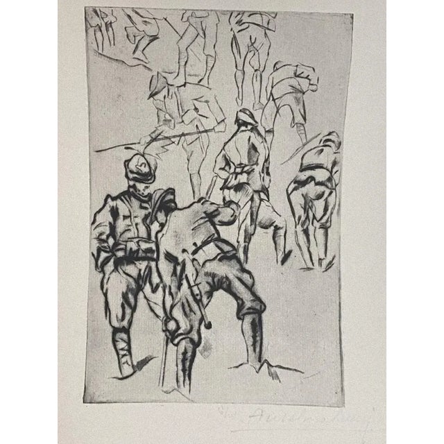 Anselmo Bucci, Military, Etching, 1917 For Sale - Image 3 of 3