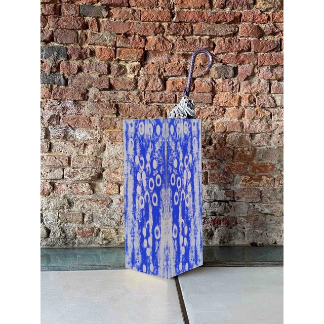 "Plinto Disegno Due" umbrella stand by Pietro Meccani for Meccani Design. A splendid design piece crafted from light...