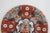 Imari Style Porcelain Charger Plate Floral Medallion Red Turquoise Orange 5057b For Sale - Image 12 of 12