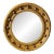 English Regency Round Convex Mirror For Sale