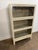 Antique White Vintage Industrial Steel Barrister Bookcases With Glass Lift-Up Doors For Sale - Image 8 of 12