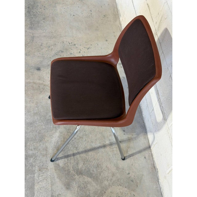 Bendt Winge Norwegian Modern Chair Mid Century Chrome Chair 1970s For Sale - Image 4 of 10