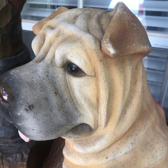 Plaster Dog Man's Best Friend For Sale - Image 4 of 10