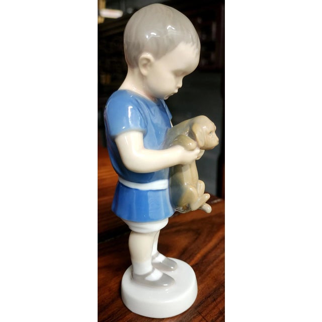 Bing & Grondahl Danish Hand-Painted Fine Porcelain Figurine For Sale - Image 9 of 13