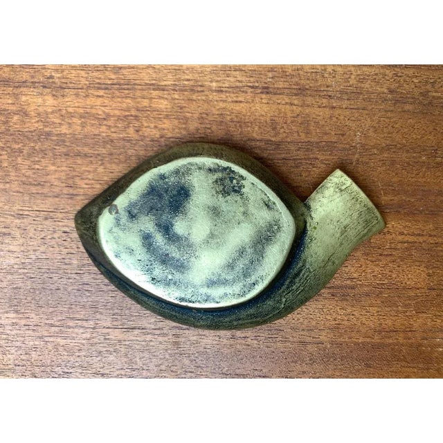 Metal Mid-Century Bronze Ashtray, 1950s For Sale - Image 7 of 12