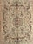 Wool pile French Sevannery Style rug hand woven in Pakistan by a master weaver-