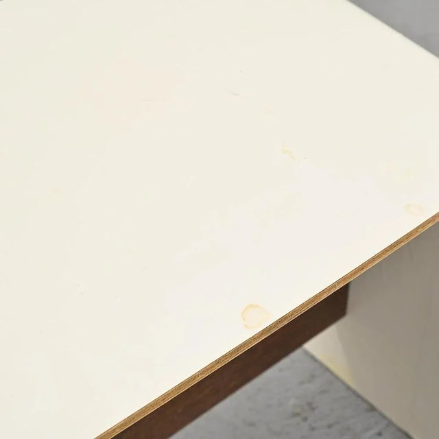 Brown Bedside Table by Pierre Guariche for La Plagne, 1968 For Sale - Image 8 of 9