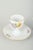 Three Porcelain Egg Cups with Fixed Saucers from Royal Copenhagen, 1890s, Set of 5 For Sale - Image 4 of 6