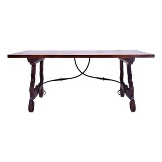 Spanish Colonial Dining Table Early 20th C. For Sale