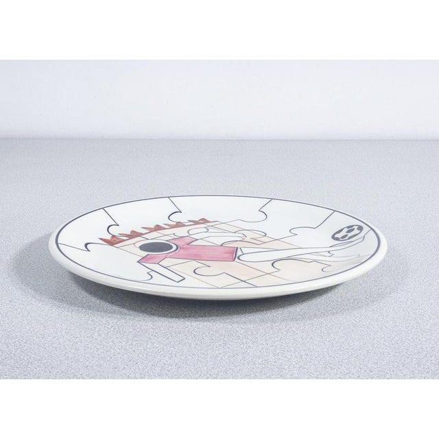 Porcelain Plates from Ved. Besio & Son, Set of 2 For Sale - Image 4 of 18