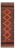 1980s Vintage Kilim Red Orange Hand-Woven Area Rug For Sale