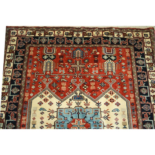 Stunning Persian Ghochan Rug With Caucasian Prayer Pattern Chairish