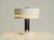 White Space Age White Metal Table Lamp by Kaiser Leuchten, 1960s For Sale - Image 8 of 18