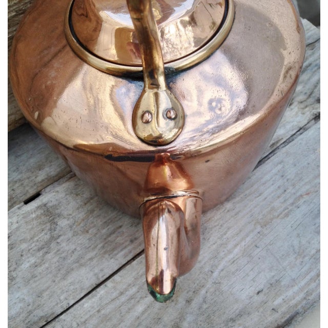 English 19th C. Copper Kettle For Sale - Image 3 of 7