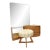 Sculptura Heywood Wakefield Champaign Vanity Set M776 For Sale