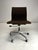 Charles & Ray Eames, EA 107 Aluminum Brown Chair for ICF (Signed) Designed by the legendary designers Charles & Ray Eames,...