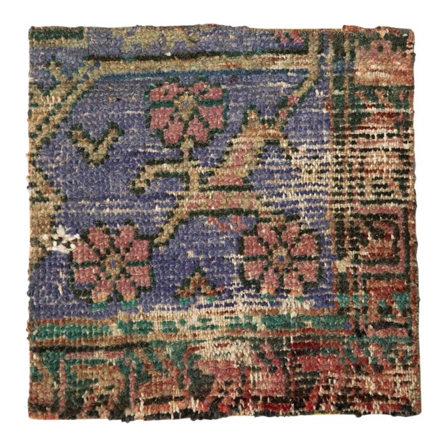 Decorative Vintage Anatolian Rug Fragment Art For Sale