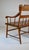 Chestnut American Half Spindle Back Mid 19th C. Pine, Poplar Bench For Sale - Image 8 of 18