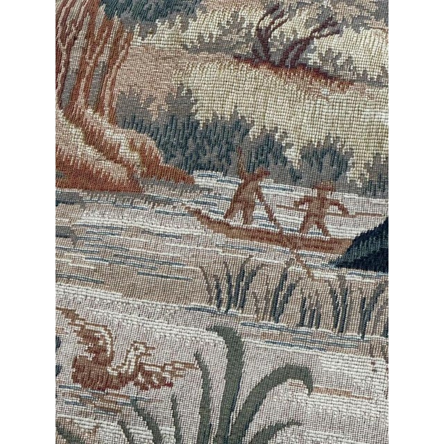 Vintage Aubusson Style Jacquard Tapestry, 1960s For Sale - Image 10 of 18