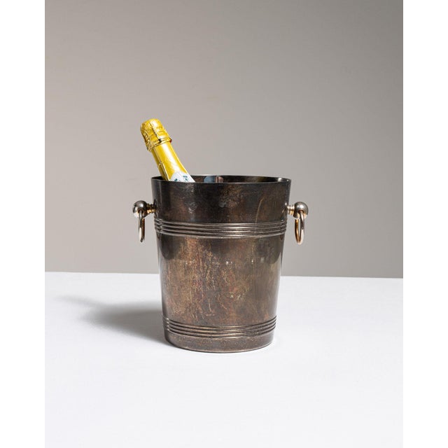 Mid 20th Century France Silver Ice Bucket For Sale - Image 10 of 15
