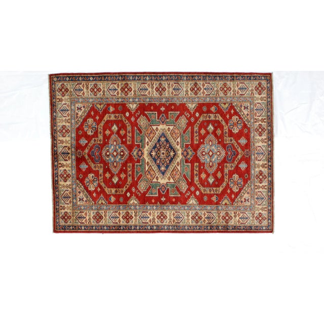 Khotan Ghanzi Wool Rug - 4' X 5'6" For Sale - Image 4 of 10