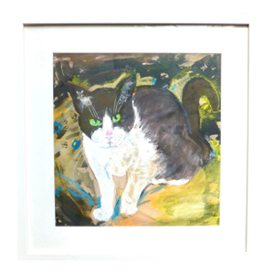 Green Eye Kitty by Martha Holden