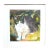 "Green Eye Kitty" Framed by Martha Holden For Sale