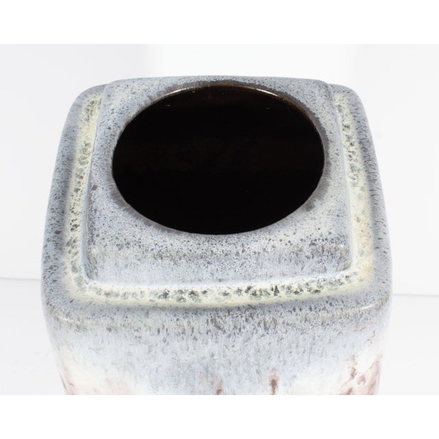 Ceramic Dümler and Brieden “Polar” West German Mid-Century 14.5” Vase For Sale - Image 7 of 8