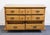 Late 20th Century Broyhill Premier Early American Country Style Solid Oak 54" Double Dresser 6510-21 For Sale - Image 5 of 13