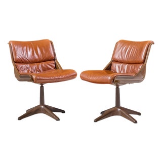 Yrjö Kukkapuro for Haimi Mid Century Side Chairs - Pair For Sale