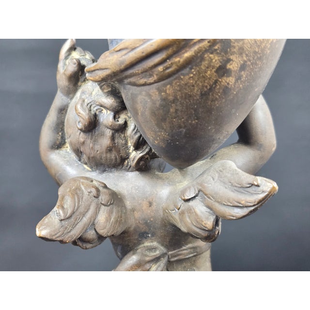 Late 20th Century Vintage French Bronze Sculpture of Psyche by Auguste Moreau For Sale - Image 10 of 12