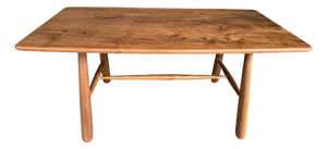 Midcentury Couture Teak Wood Dining Table or Desk