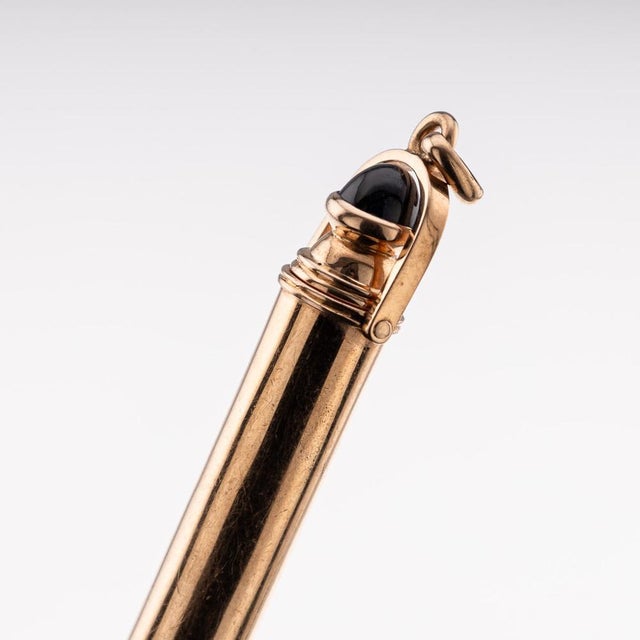 Antique French Gold and Sapphire Retractable Pencil, 1900 For Sale - Image 12 of 14