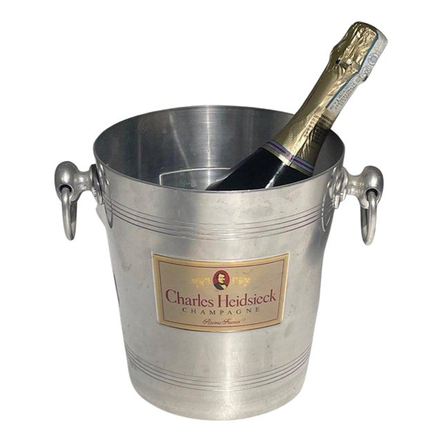 Champagne Bucket by Argit for Charles Heidsieck For Sale
