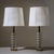 Mid-20th Century Glass and Brass Table Lamps by Carl Fagerlund for Orrefors - Pair For Sale In New York - Image 6 of 13