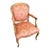 Burton-Ching Louis XV Style Birch Arm Chair For Sale