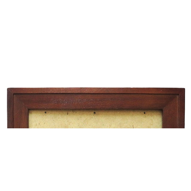 FREE SHIPPING ANYWHERE IN THE CONTINENTAL US! This is a vintage wood frame. Arts & Crafts style. Reddish brown color....