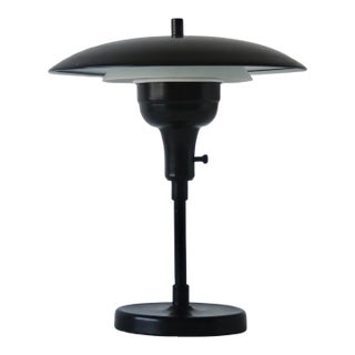 1970s Louis Paulsen Style Mid-Century Flying Saucer Desk Lamp For Sale