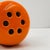 1970s Sculptural Orange Ceramic Vases, Italy, 1970s, Set of 2 For Sale - Image 5 of 11